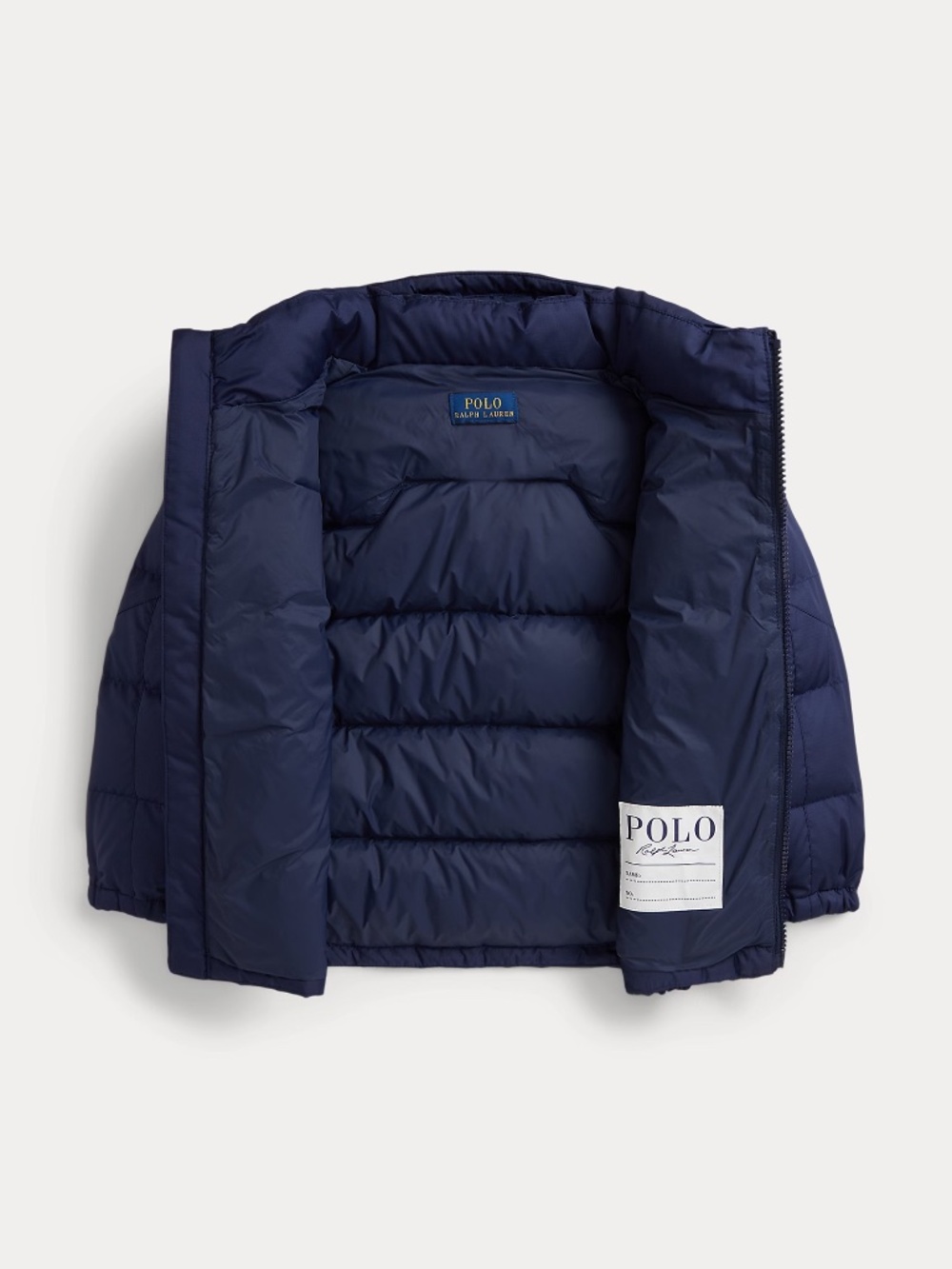 Polo Ralph Lauren Boys Gorham Down Puffer Jacket Navy NWT $185 - Picture 2 of 6